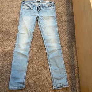 Skinny jeans! Light wash.